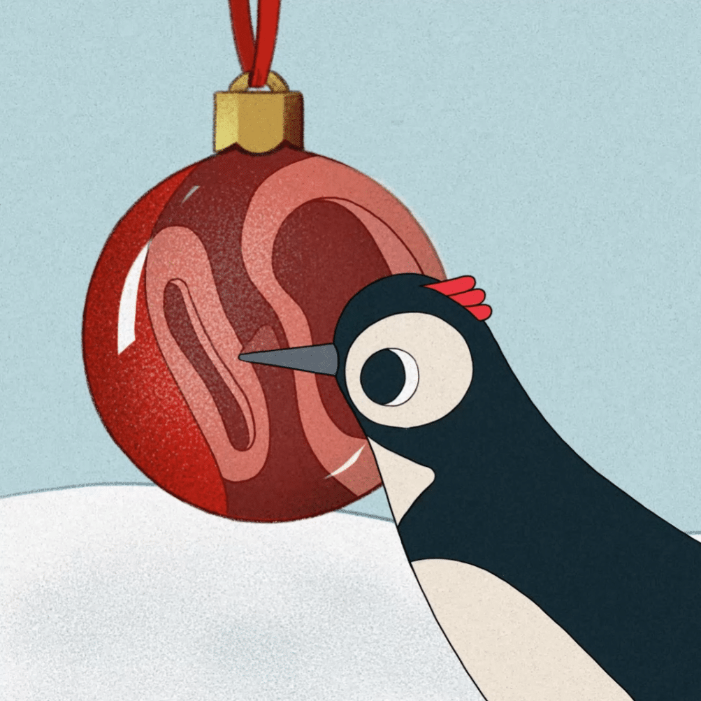 Christmas Woodpecker Animation